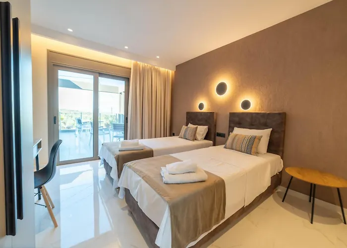 Villa Naturalia Grey Luxury - Private Pool - Sleeps 8 Limenas Chersonisou